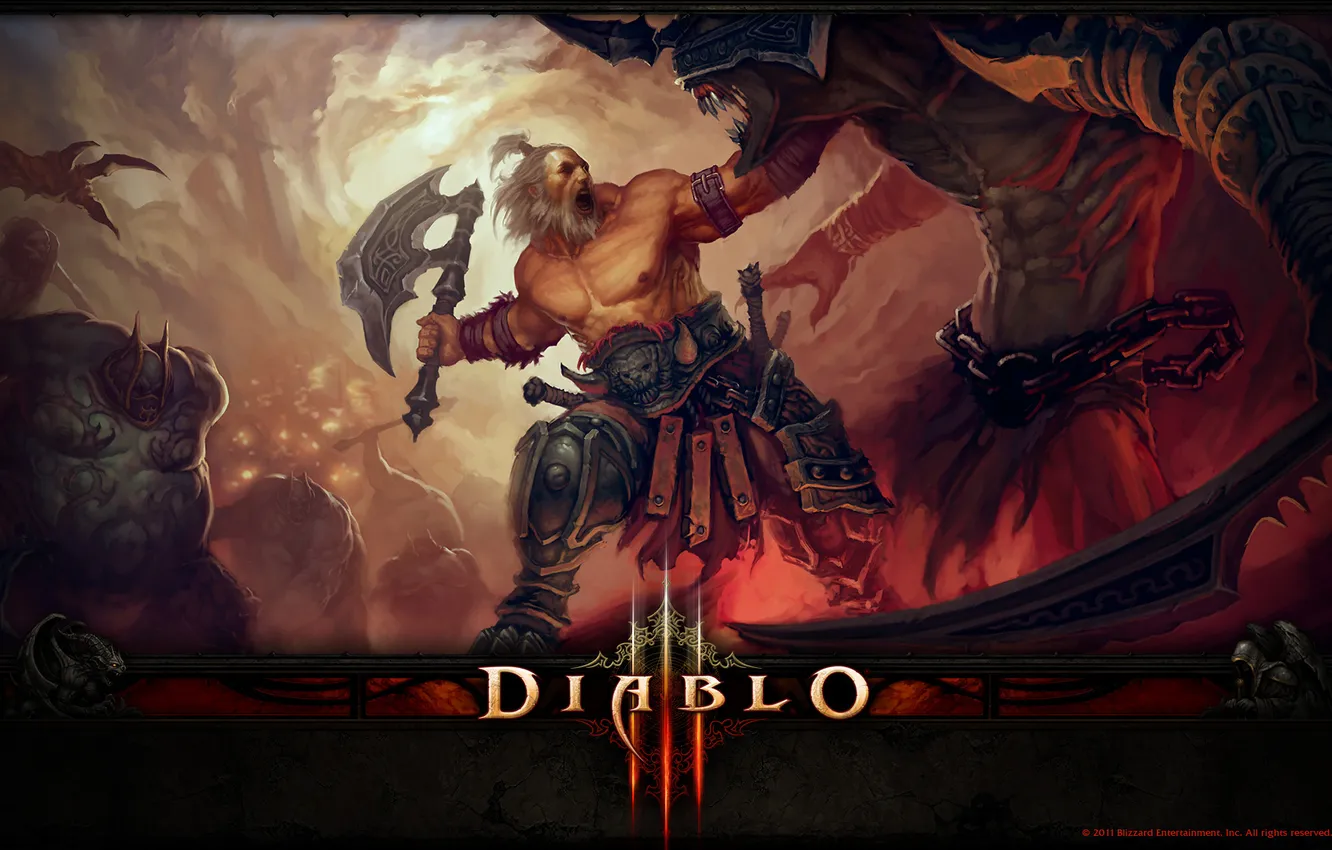 Photo wallpaper Blizzard, Diablo 3, Diablo III, Diablo, Diablo 3, Diablo, Diablo III