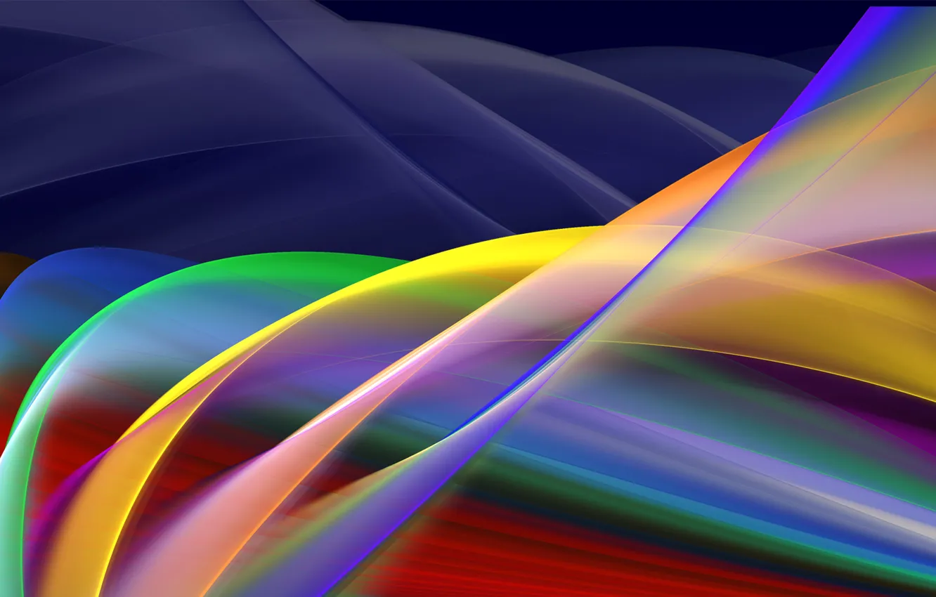 Photo wallpaper line, abstraction, stripes, Borealis, by Frankief