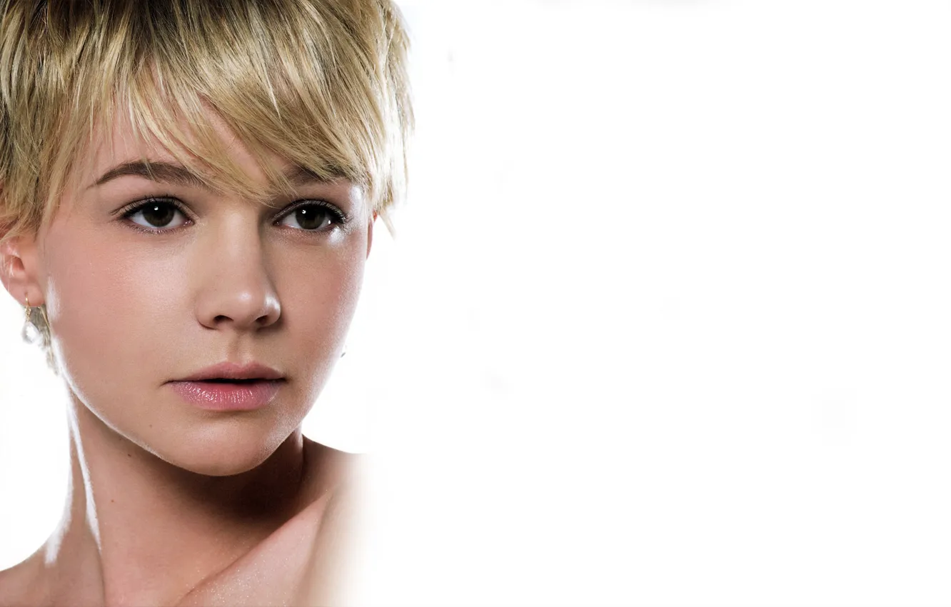 Photo wallpaper girl, face, sweetheart, actress, blonde, white background, beautiful, looks