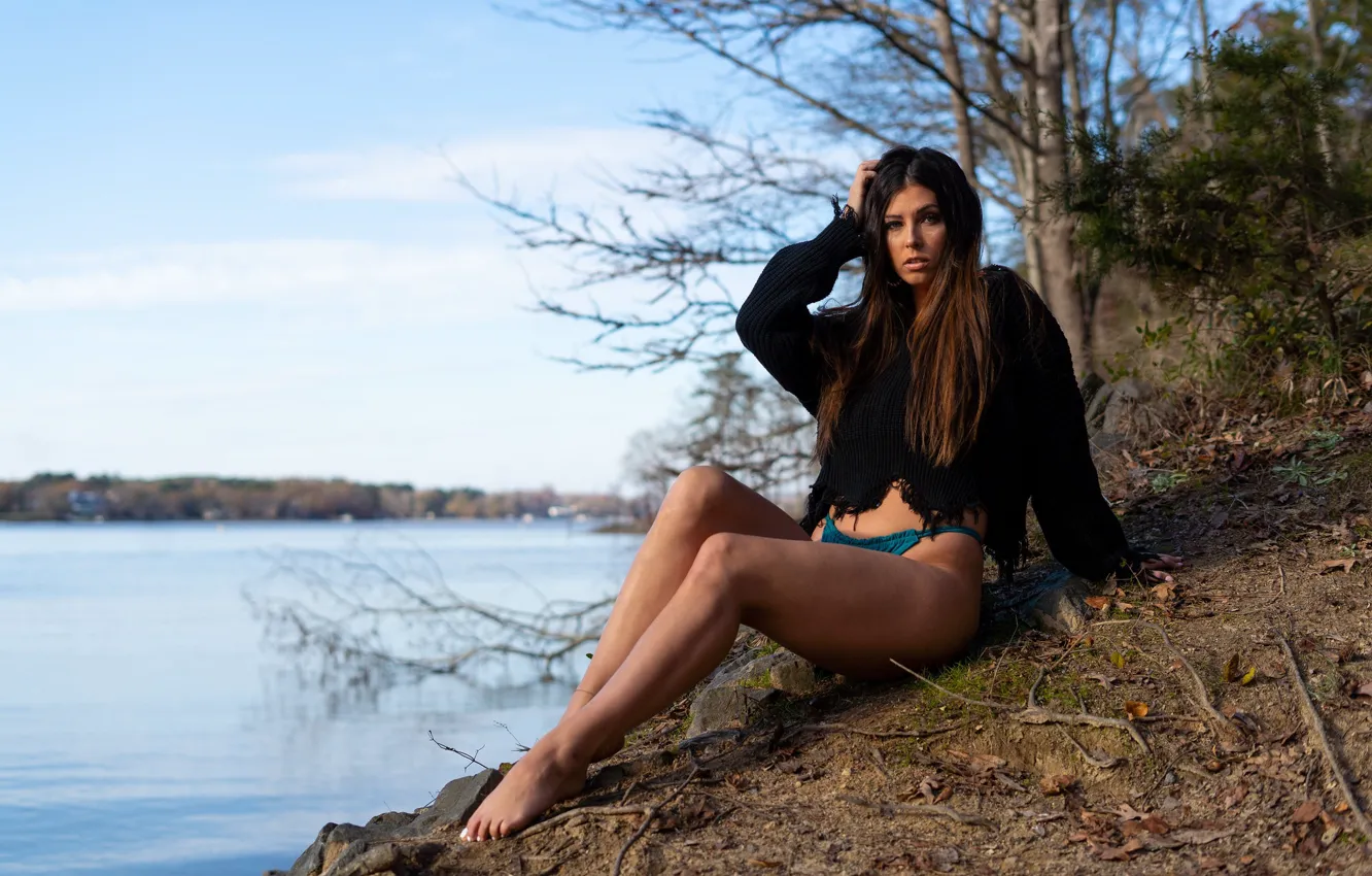 Photo wallpaper girl, face, model, figure, beauty