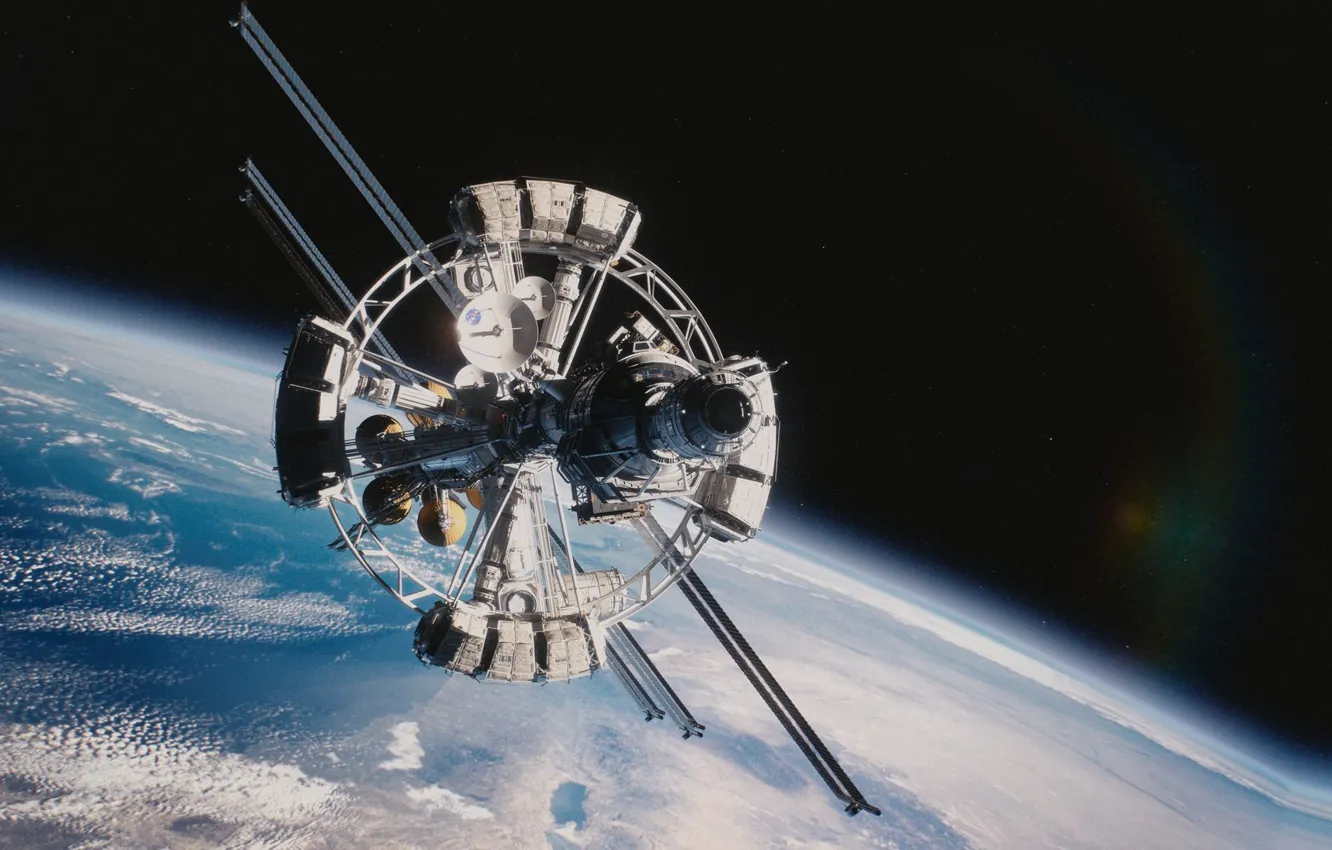 Photo wallpaper planet, station, Ares 3, Our Greatest Adventure