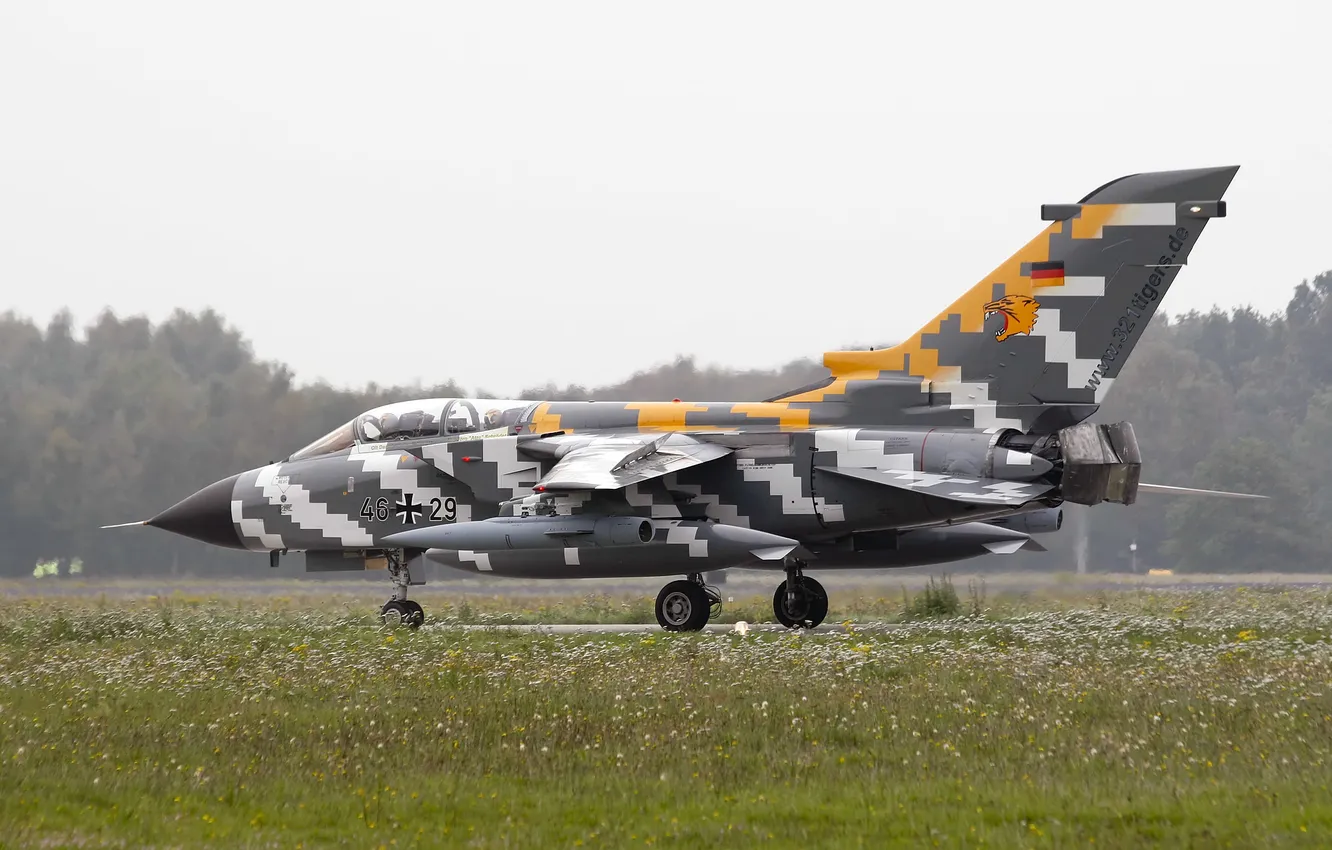 Photo wallpaper fighter, bomber, the airfield, Panavia Tornado, ECR