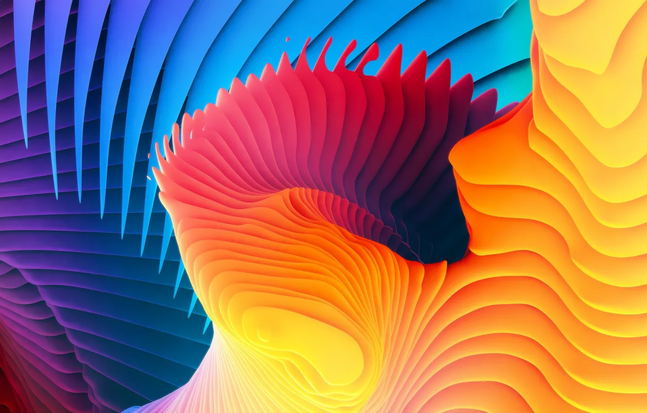 Photo wallpaper paint, color, abstraction, Macbook Pro Retina, 2016, macOS