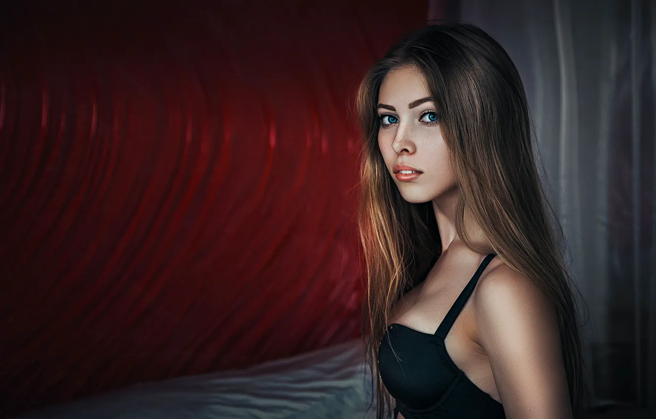 Photo wallpaper girl, model, photo, paint, Glamour, Xenia, Wore