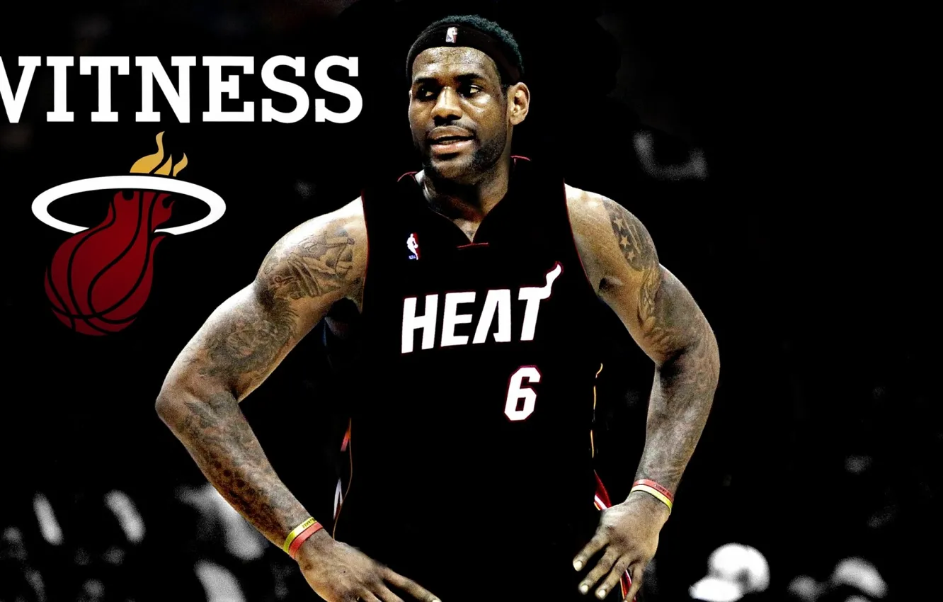 Photo wallpaper James, NBA, MVP, Miami Heat, LBJ