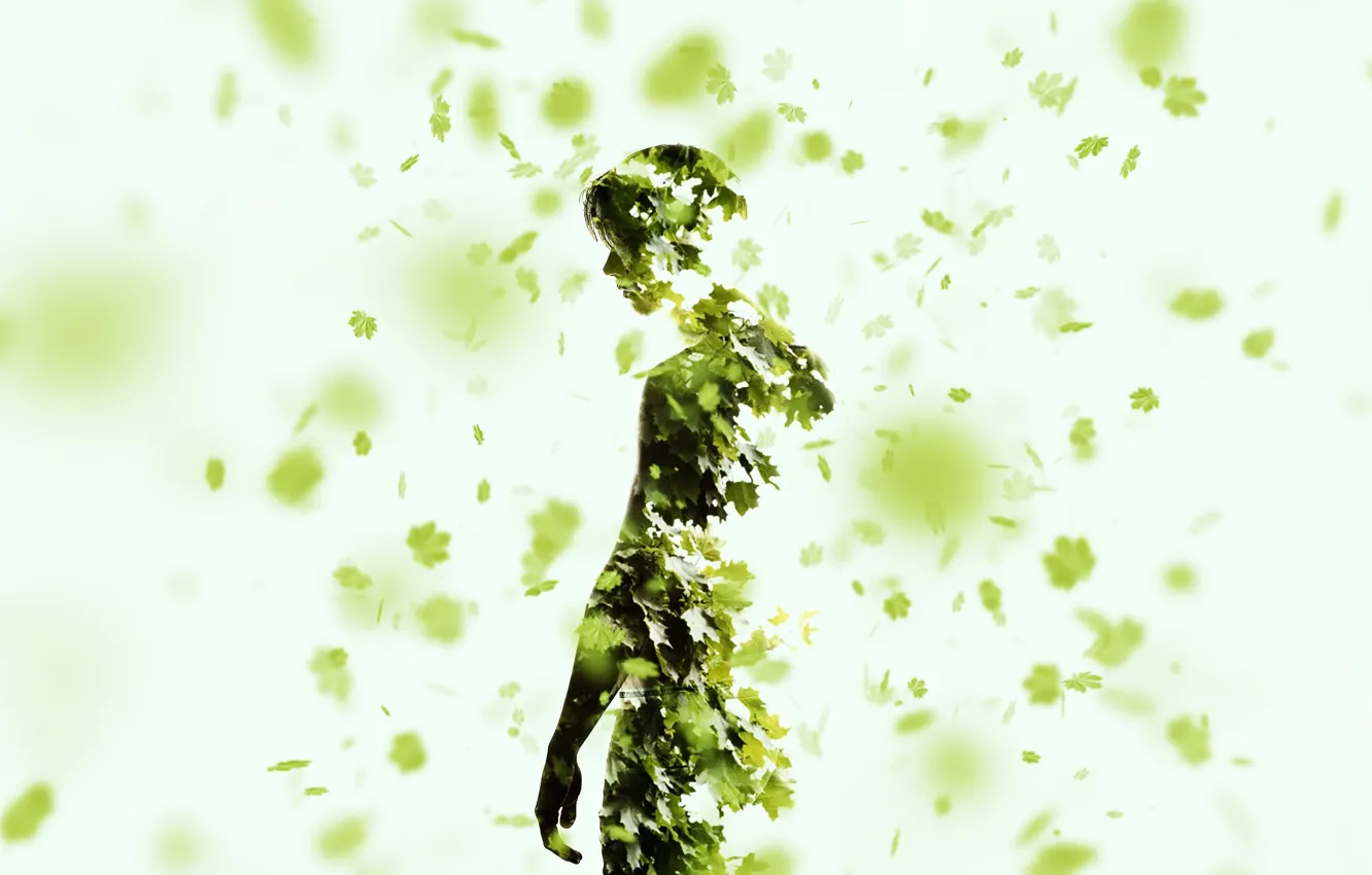 Photo wallpaper nature, background, people