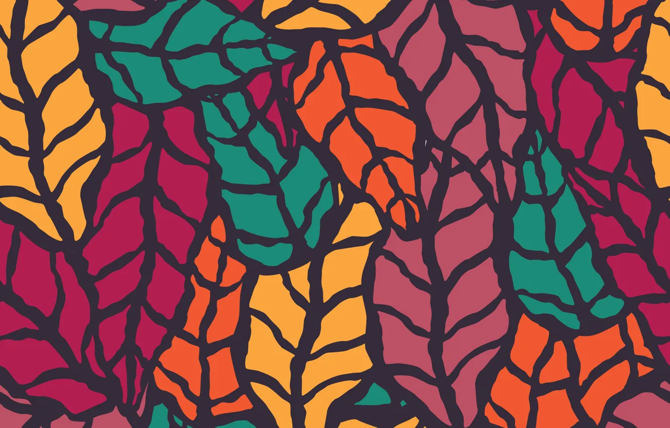 Photo wallpaper autumn, leaves, background, colorful, background, autumn, leaves, autumn