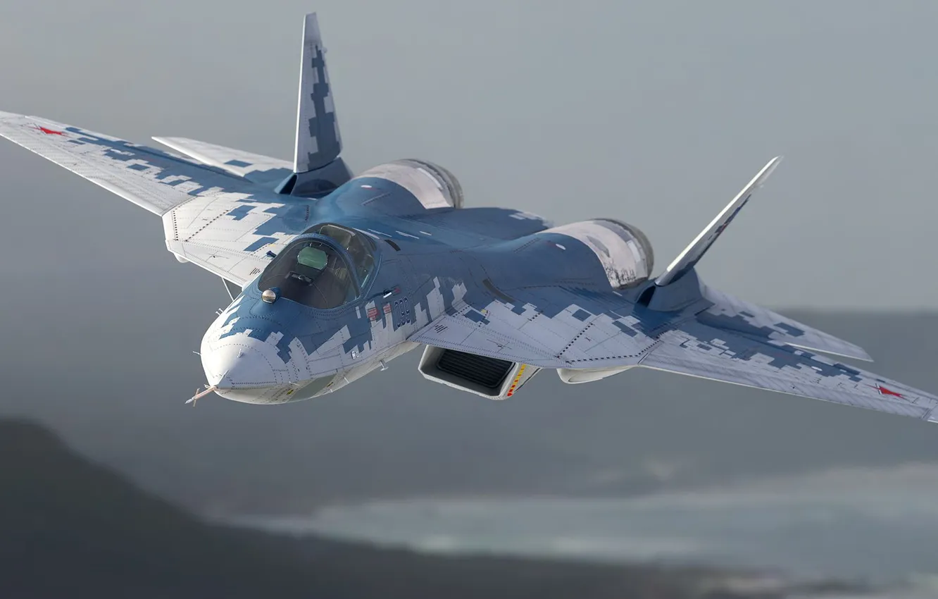 Photo wallpaper flight, the plane, in the sky, Flies