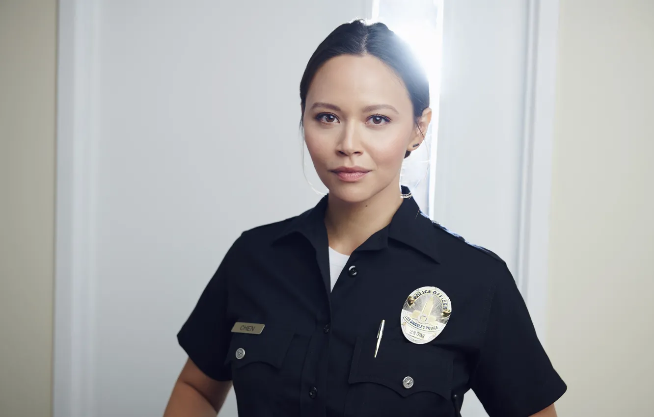 Photo wallpaper look, form, the series, Melissa O'neil, US police, Rookie, The Rookie, Lucy Chen