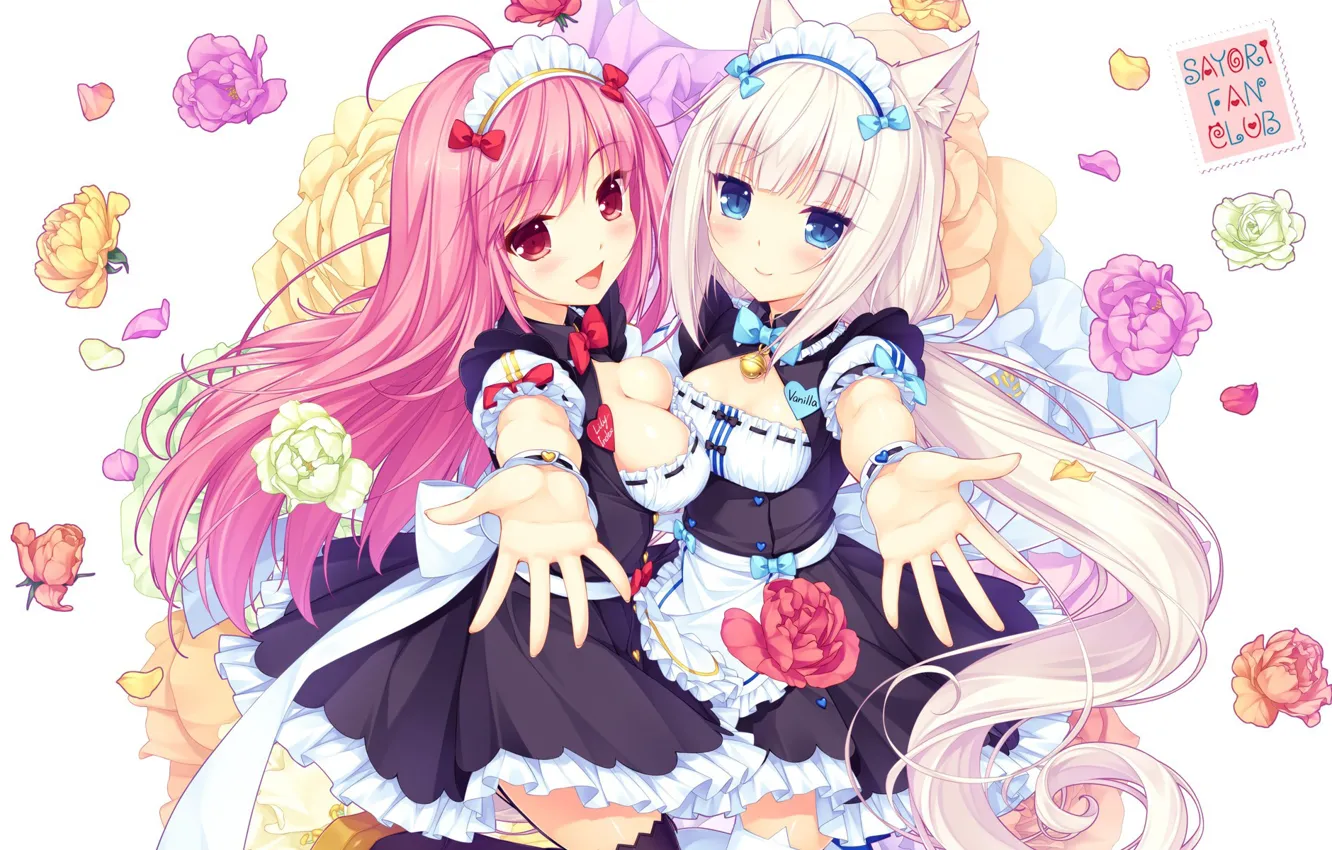 Photo wallpaper kawaii, game, big, nothing, anime, cat, pretty, asian