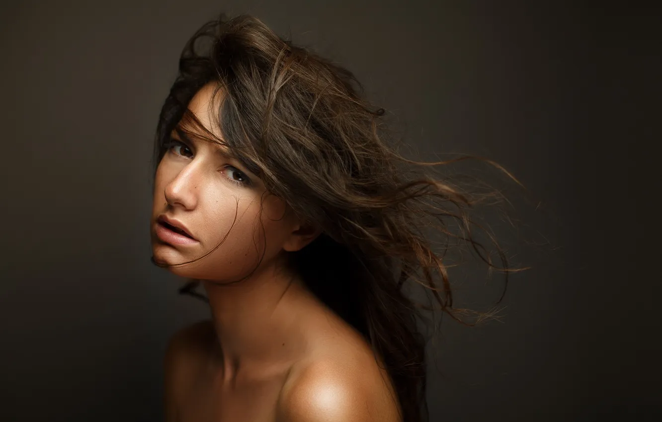 Photo wallpaper look, girl, portrait, Jade