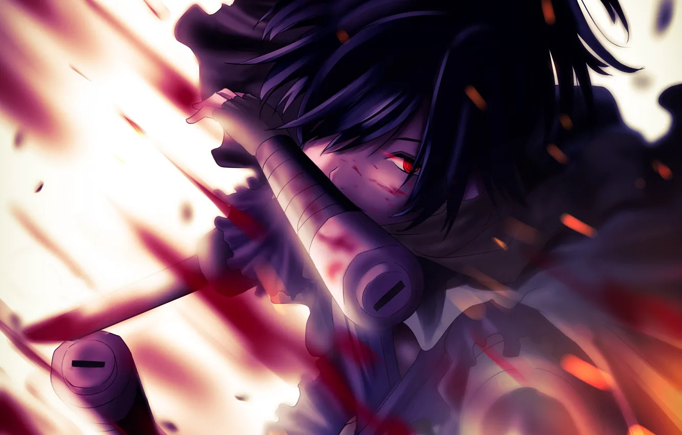 Photo wallpaper hands, guy, bandages, Dororo