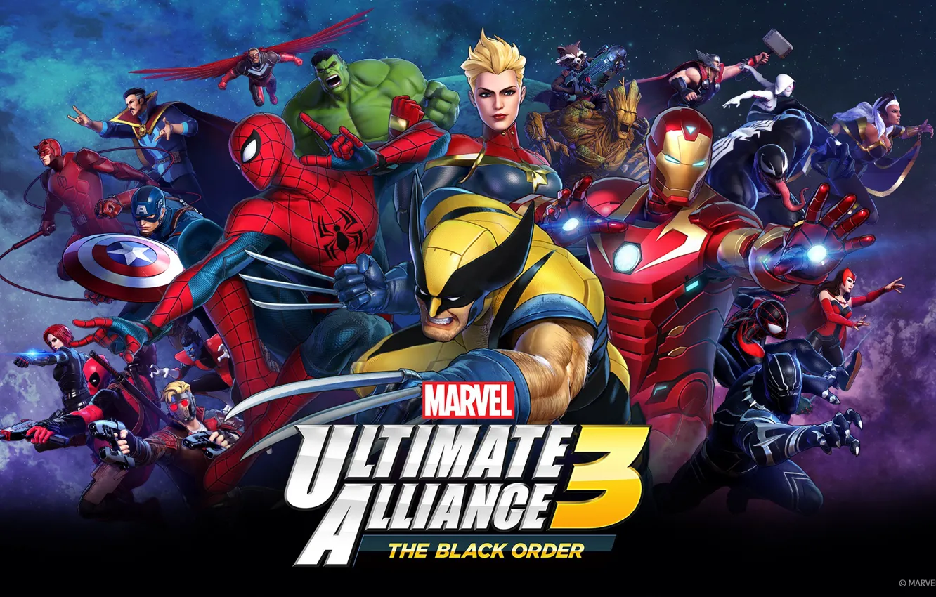 Photo wallpaper the game, characters, marvel, Marvel Ultimate Alliance 3: The Black Order