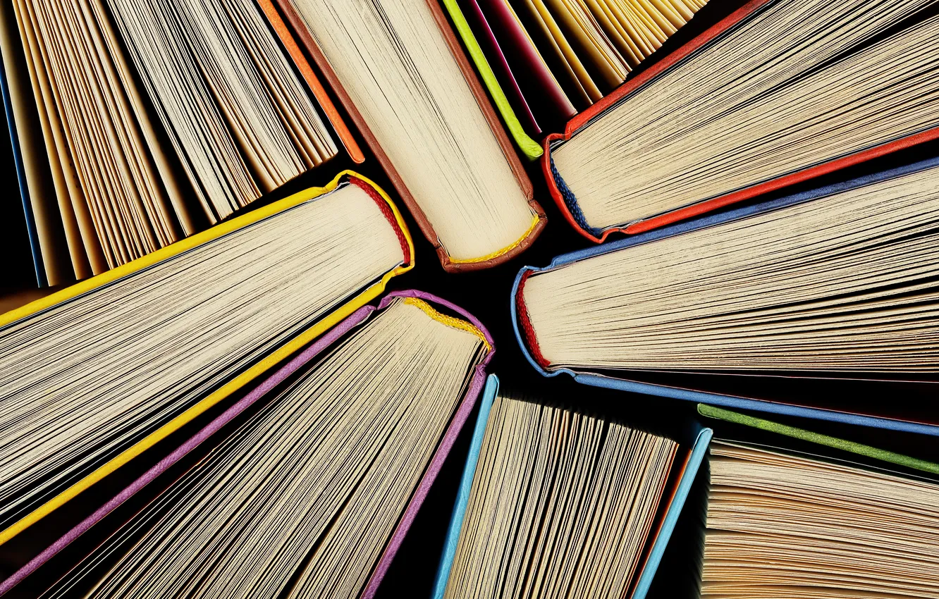 Photo wallpaper paper, books, knowledge