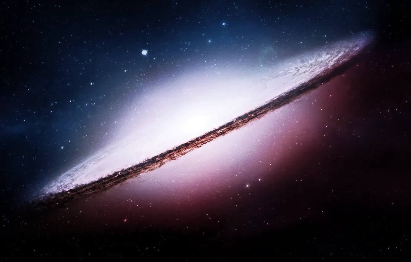 Photo wallpaper space, universe, Galaxy, stars