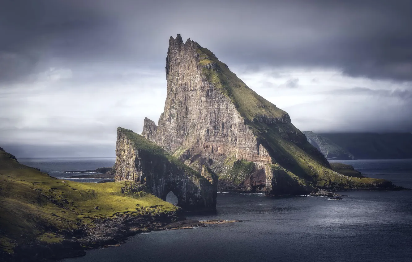 Photo wallpaper sea, rocks, shore