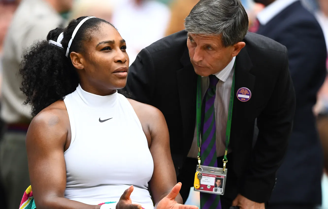 Photo wallpaper woman, sportswear, Serena Williams, tennis player