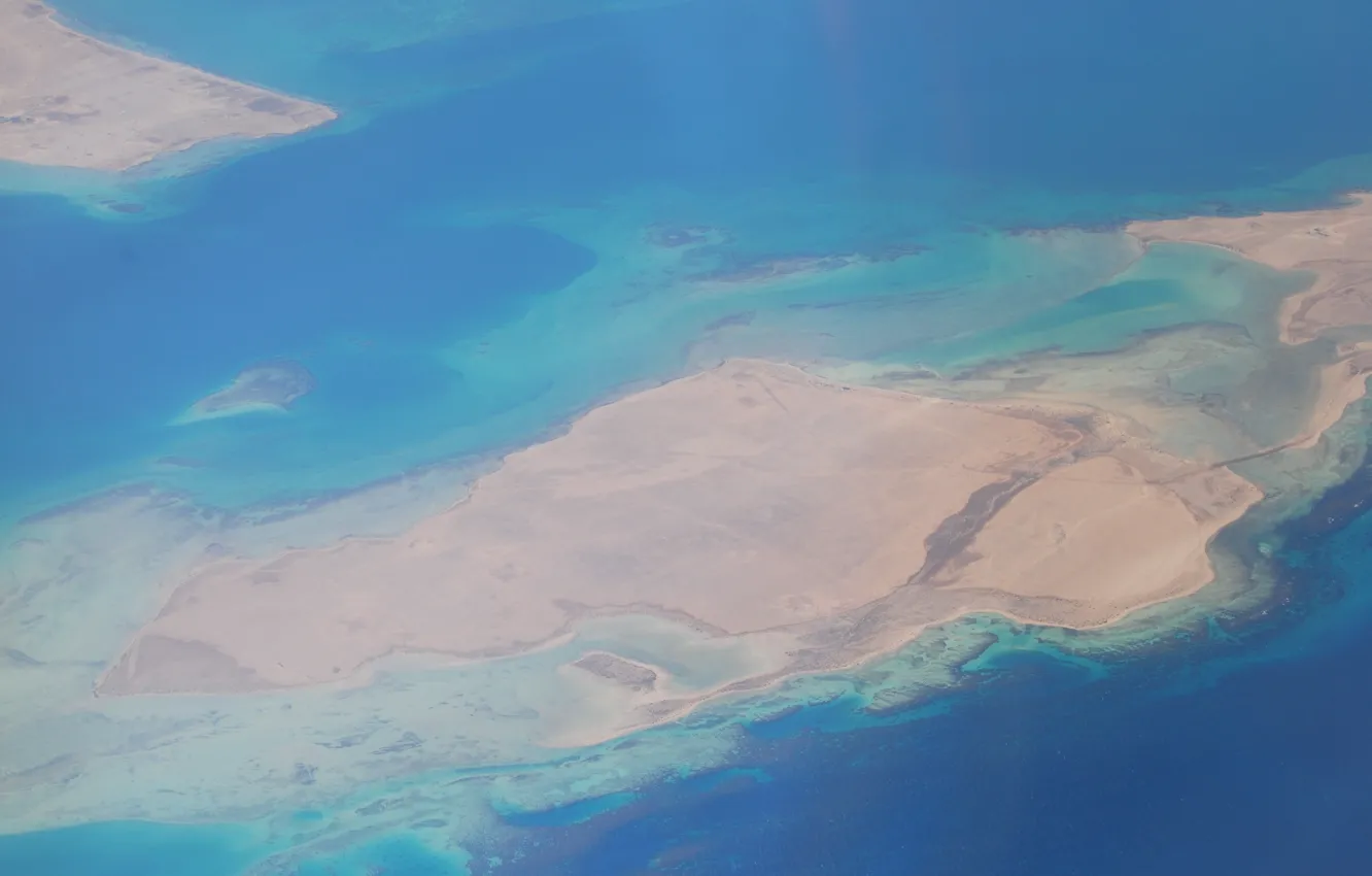 Photo wallpaper sea, The red sea, under the wing