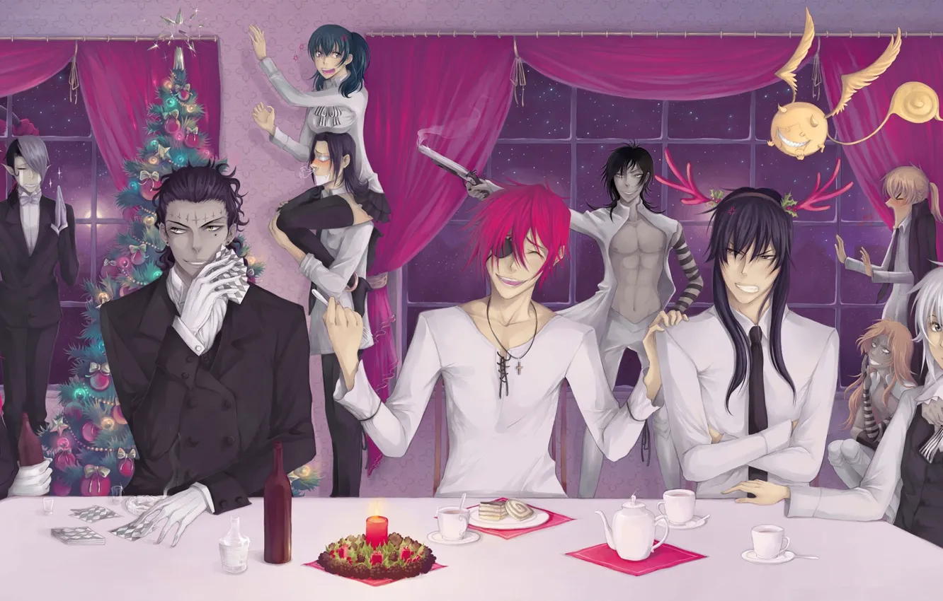Photo wallpaper anime, d.gray-man, feast, characters