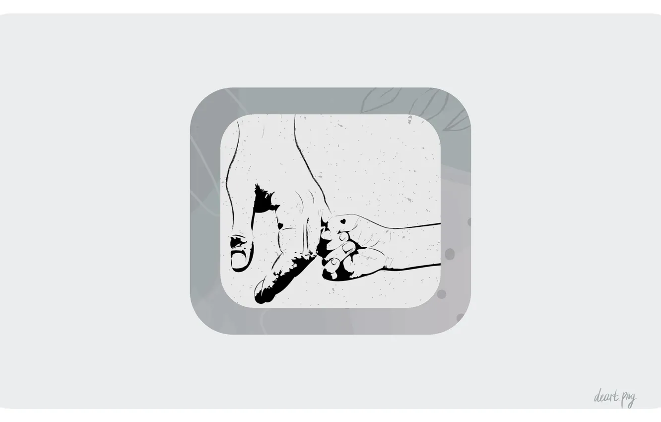 Photo wallpaper love, hands, forever, parents