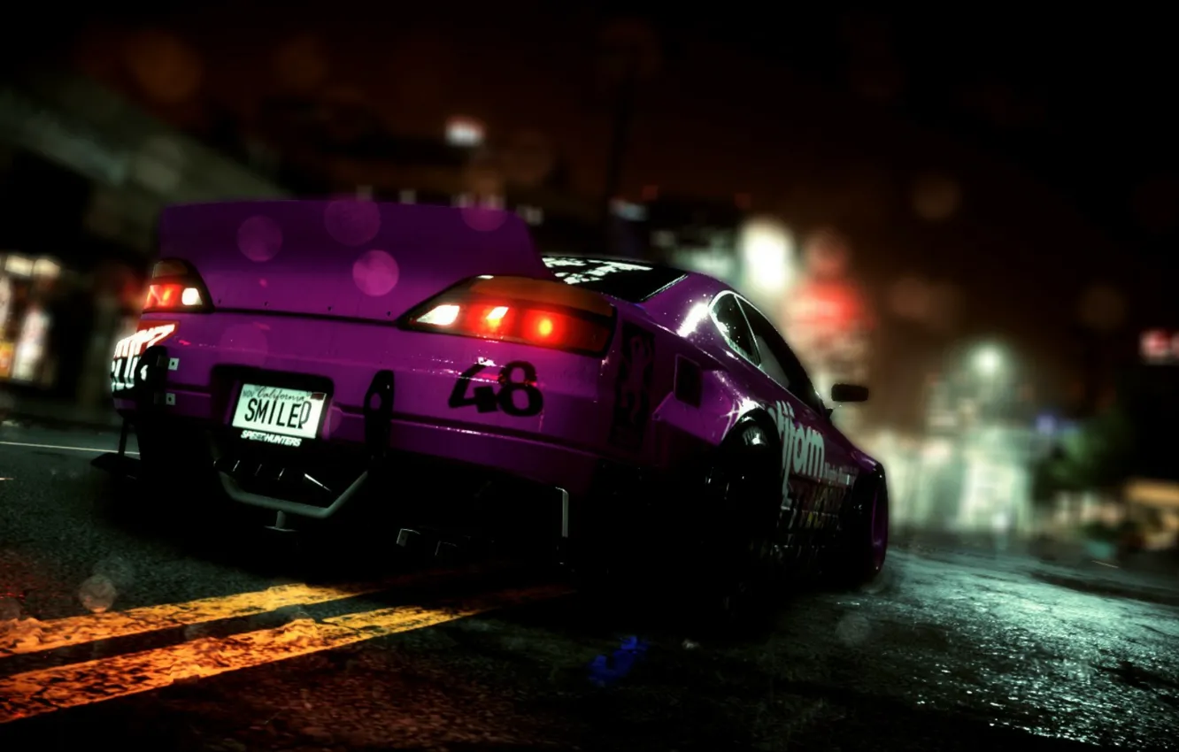 Photo wallpaper drift, drift car, Nissan 180SX, Need For Speed 2015, Nissan Silvia S 15, SmileDORIFTO
