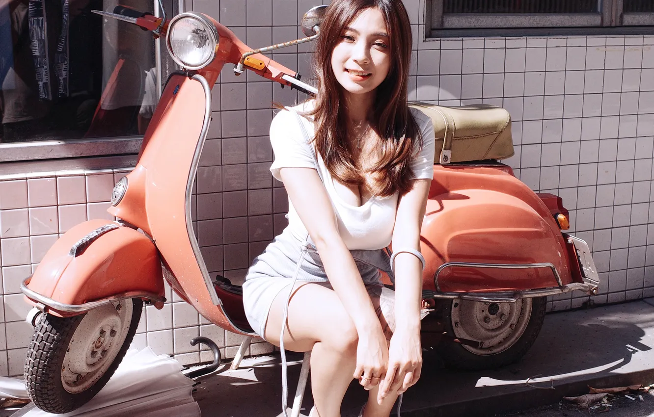 Photo wallpaper China, wallpaper, girl, sexy, woman, model, asian, cute