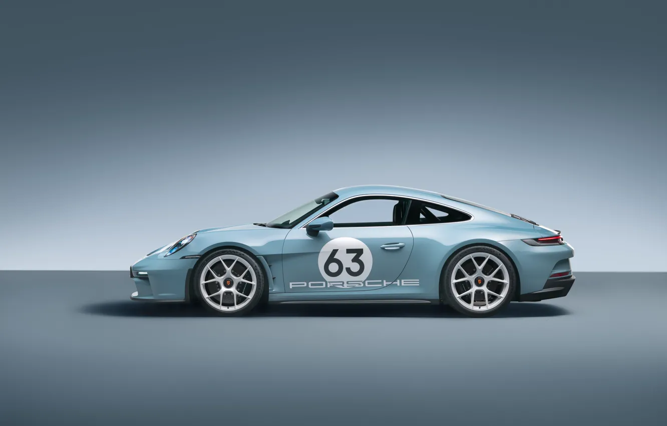 Photo wallpaper 911, Porsche, side view, Porsche 911 S/T Heritage Design Package