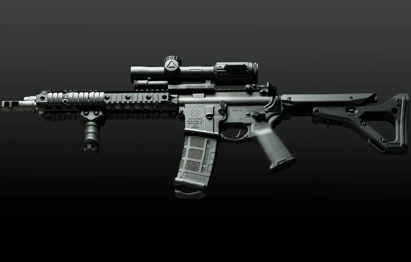 Photo wallpaper weapons, assault rifle, AR-15, assault rifle
