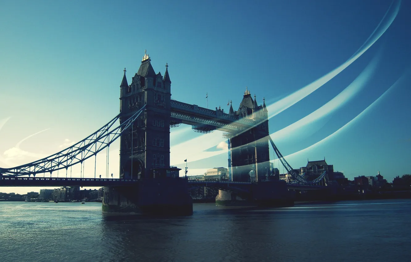 Photo wallpaper bridge, London, Britain