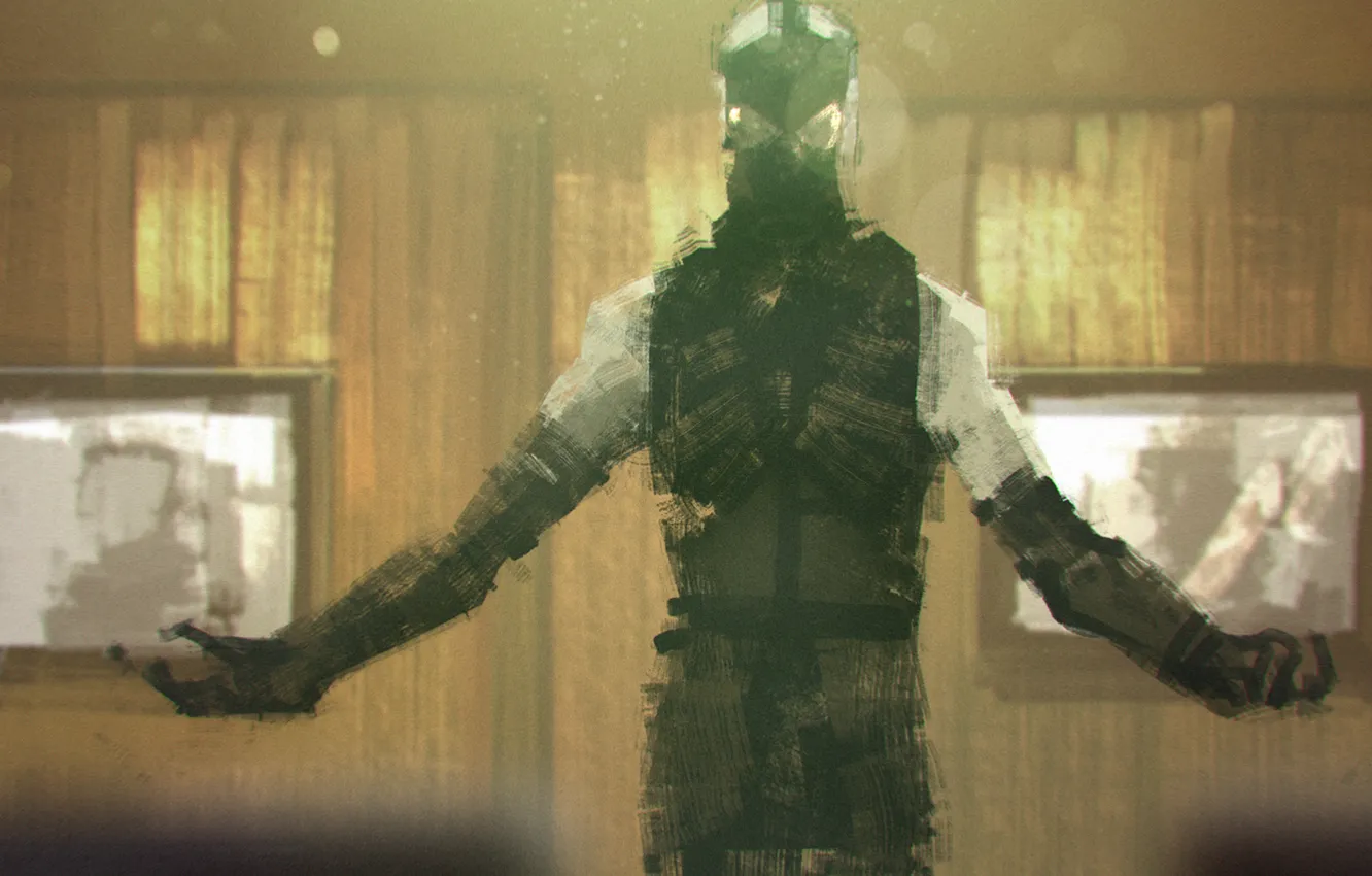 Photo wallpaper metal gear solid, art, Foxhound, psychic, Psycho Mantis, PSOne