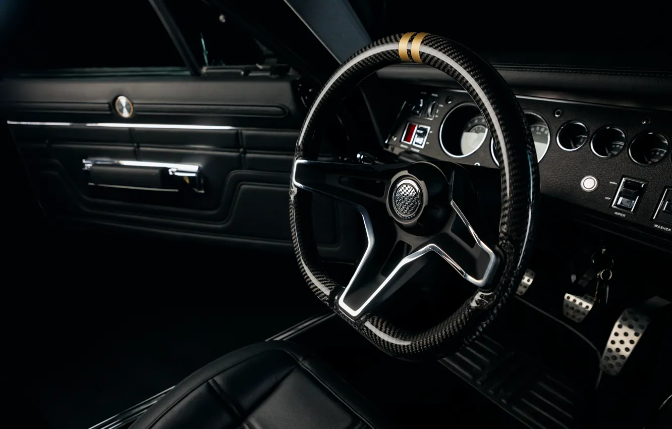 Photo wallpaper Dodge, Charger, steering wheel, Ringbrothers, Dodge Charger Tusk