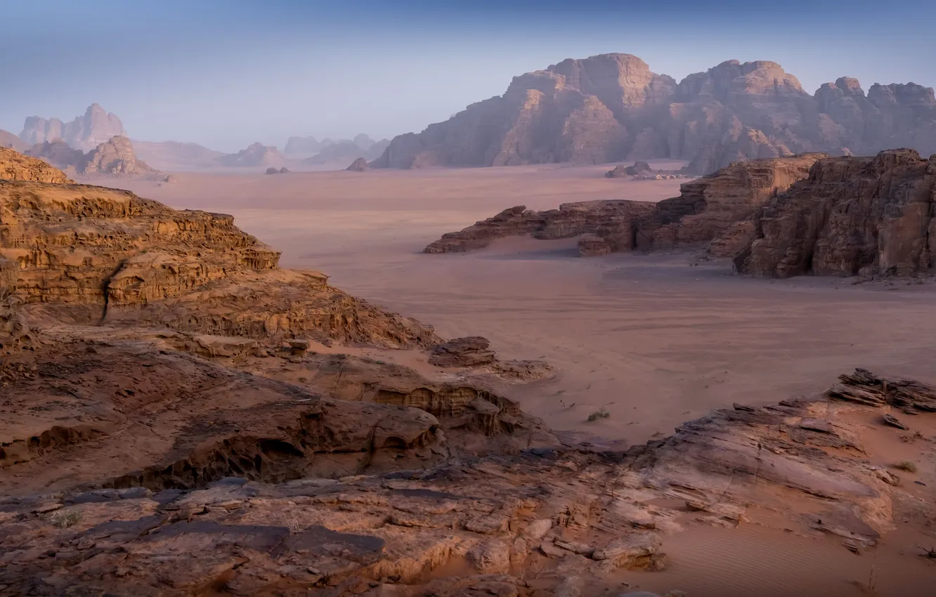 Photo wallpaper desert, Jordan, Nadezhda Demkina, Wadi Rum