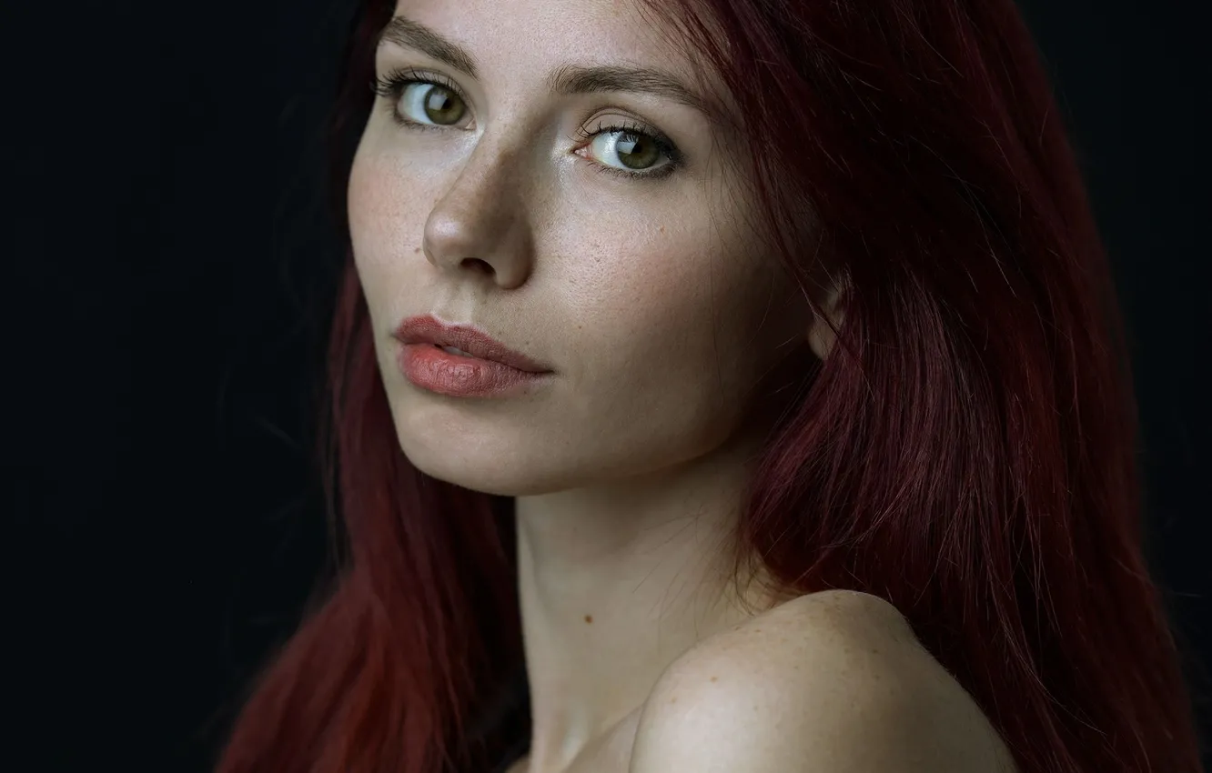 Photo wallpaper portrait, Nastya, Evgeny Kozlov