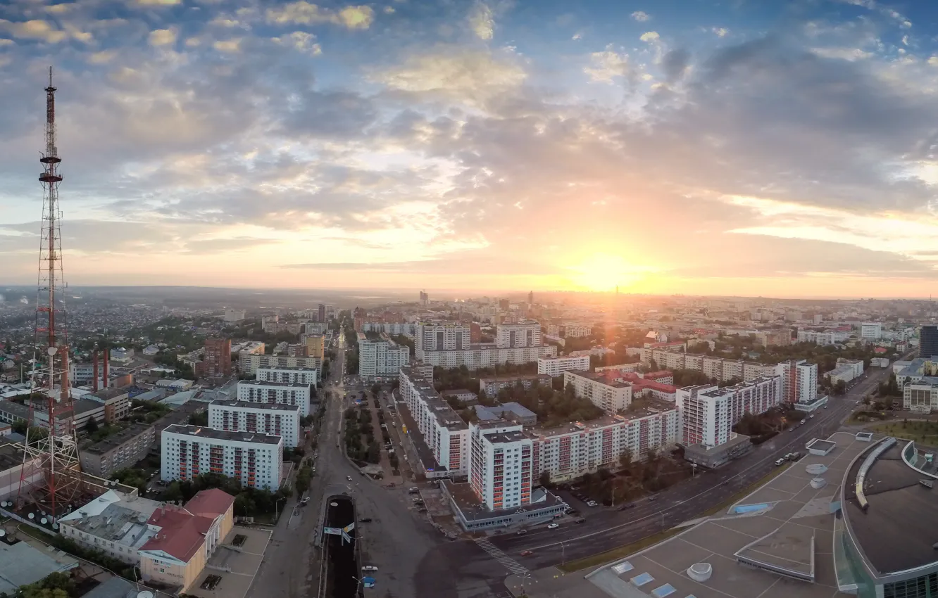 Photo wallpaper panorama, Ufa, RB