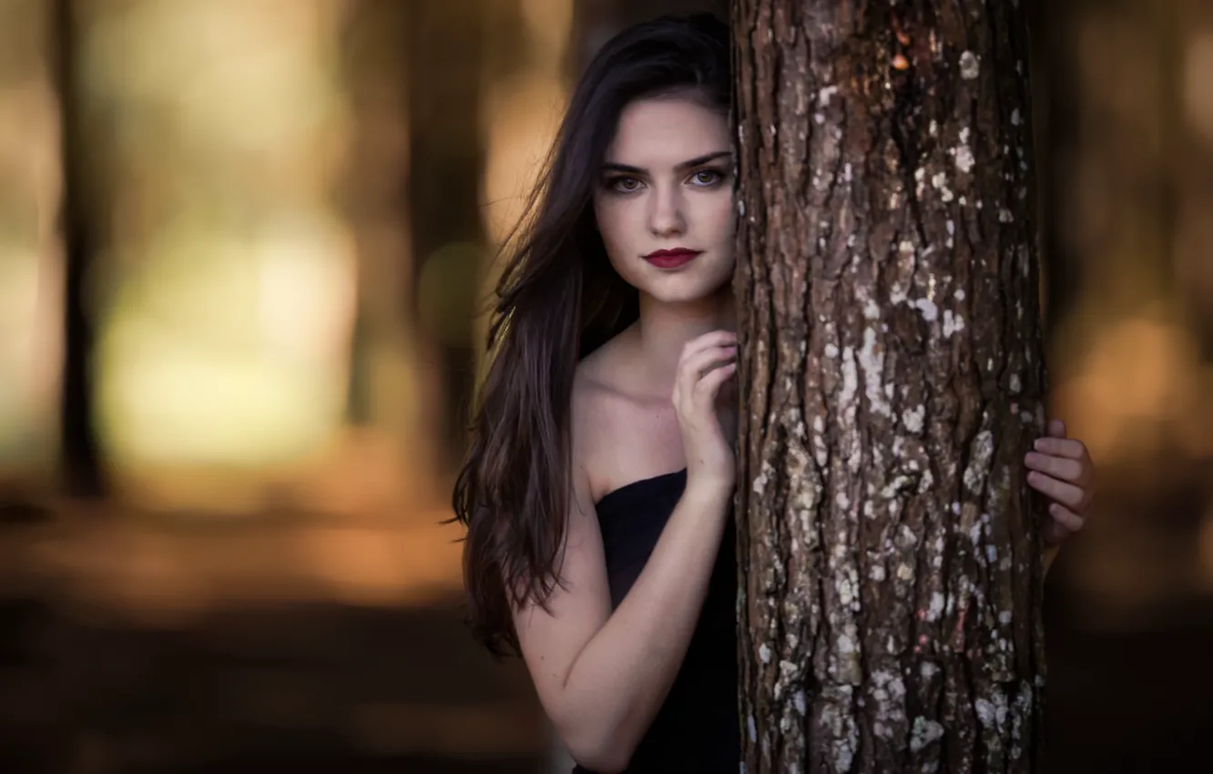 Photo wallpaper portrait, look, Eloisa, girl