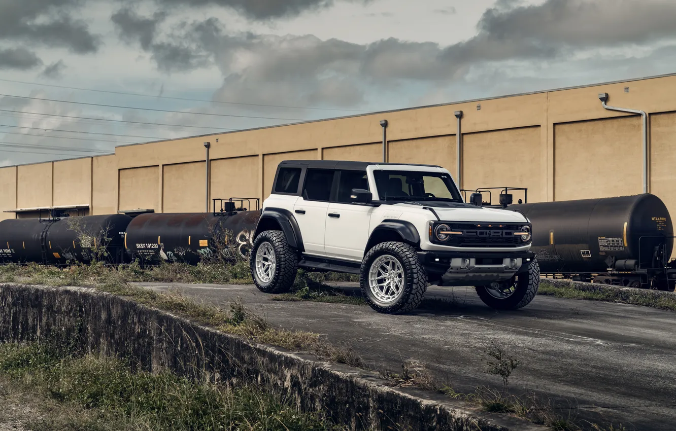 Photo wallpaper ford, raptor, vossen, bronco