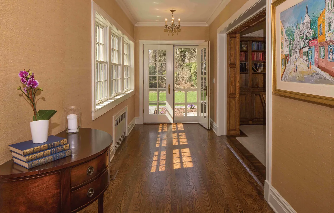 Photo wallpaper design, style, interior, corridor, entrance hall