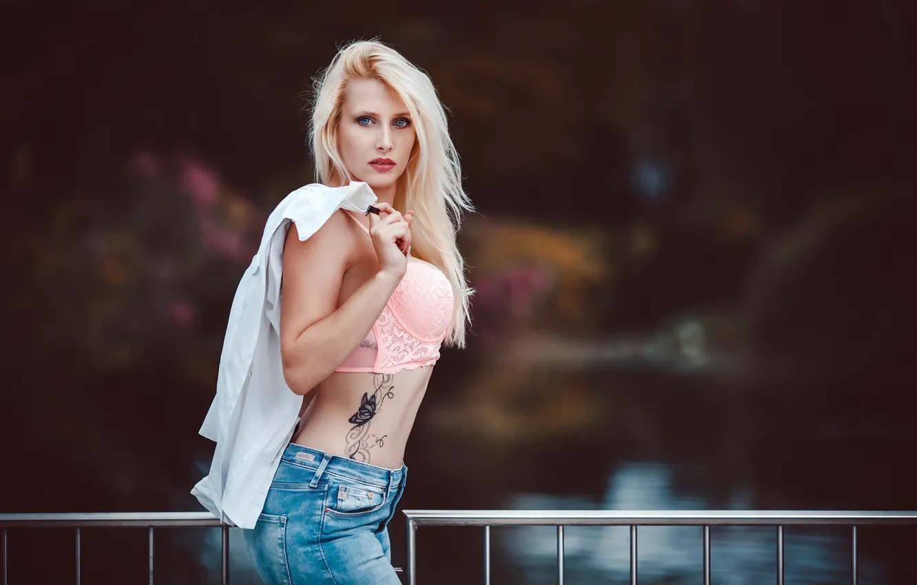 Photo wallpaper look, girl, RAMONA