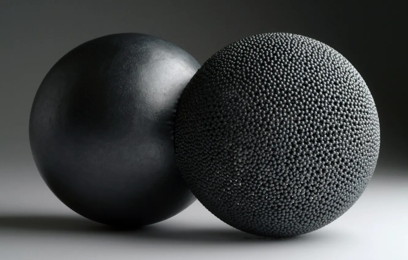 Photo wallpaper balls, black