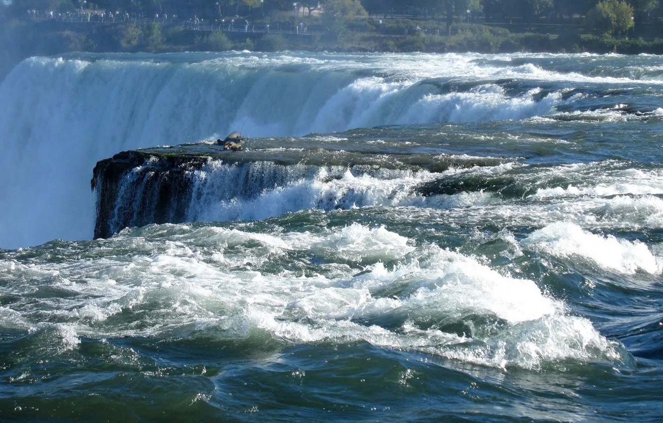 Photo wallpaper open, waterfall, Niagara