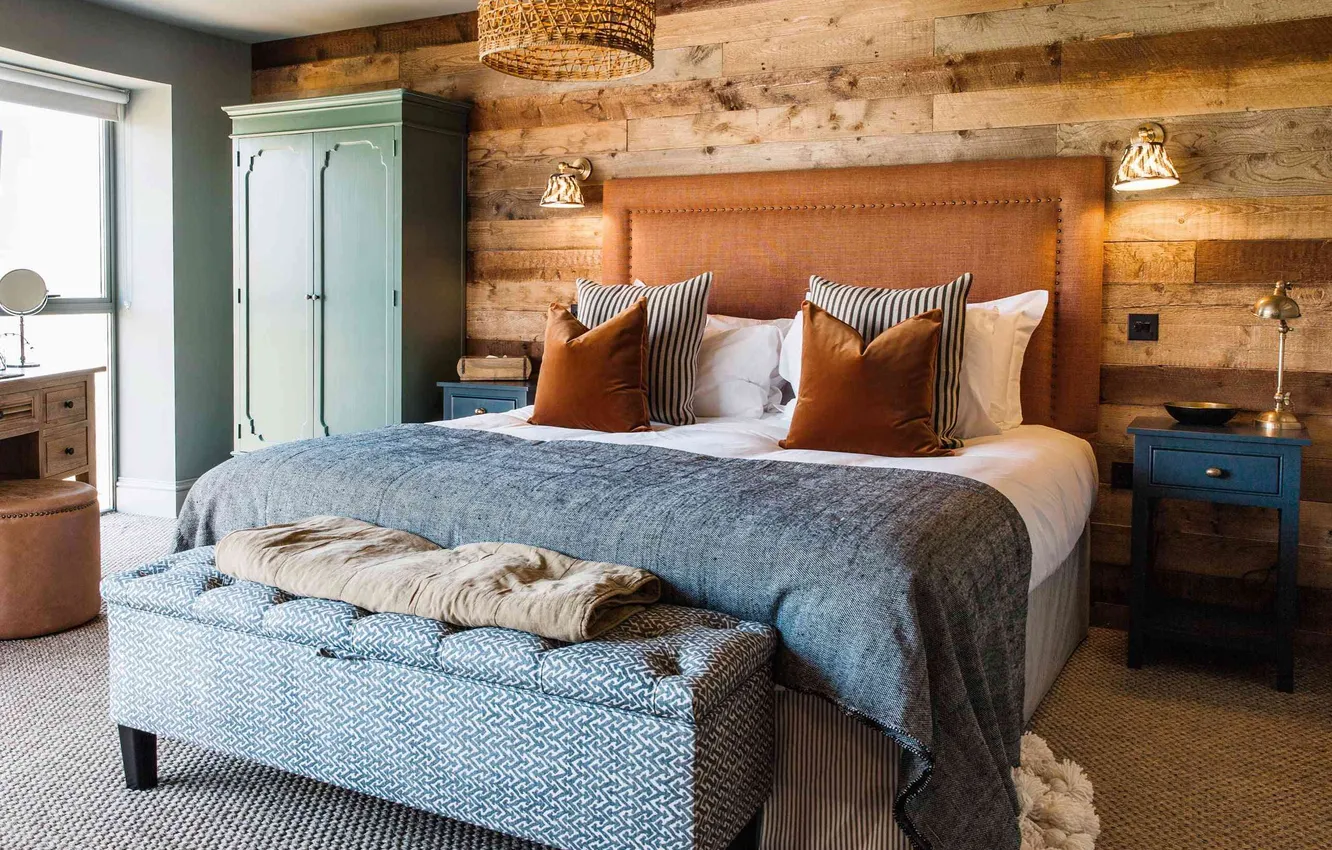 Photo wallpaper design, style, room, interior, bedroom