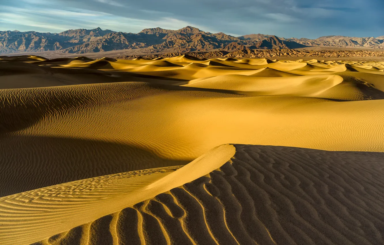 Photo wallpaper sand, mountains, nature, landscape, desert, dunes