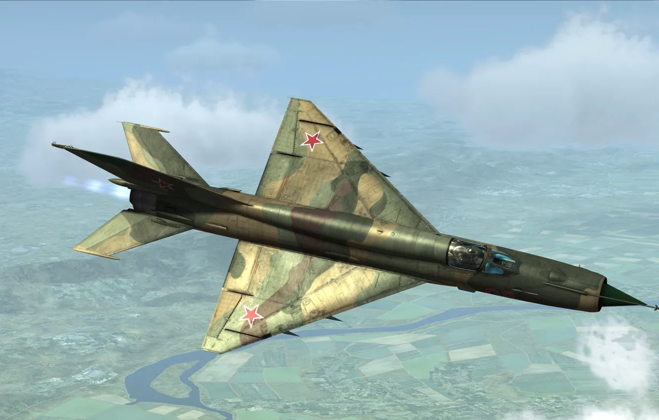 Photo wallpaper Fighter, KB MiG, MiG-21bis