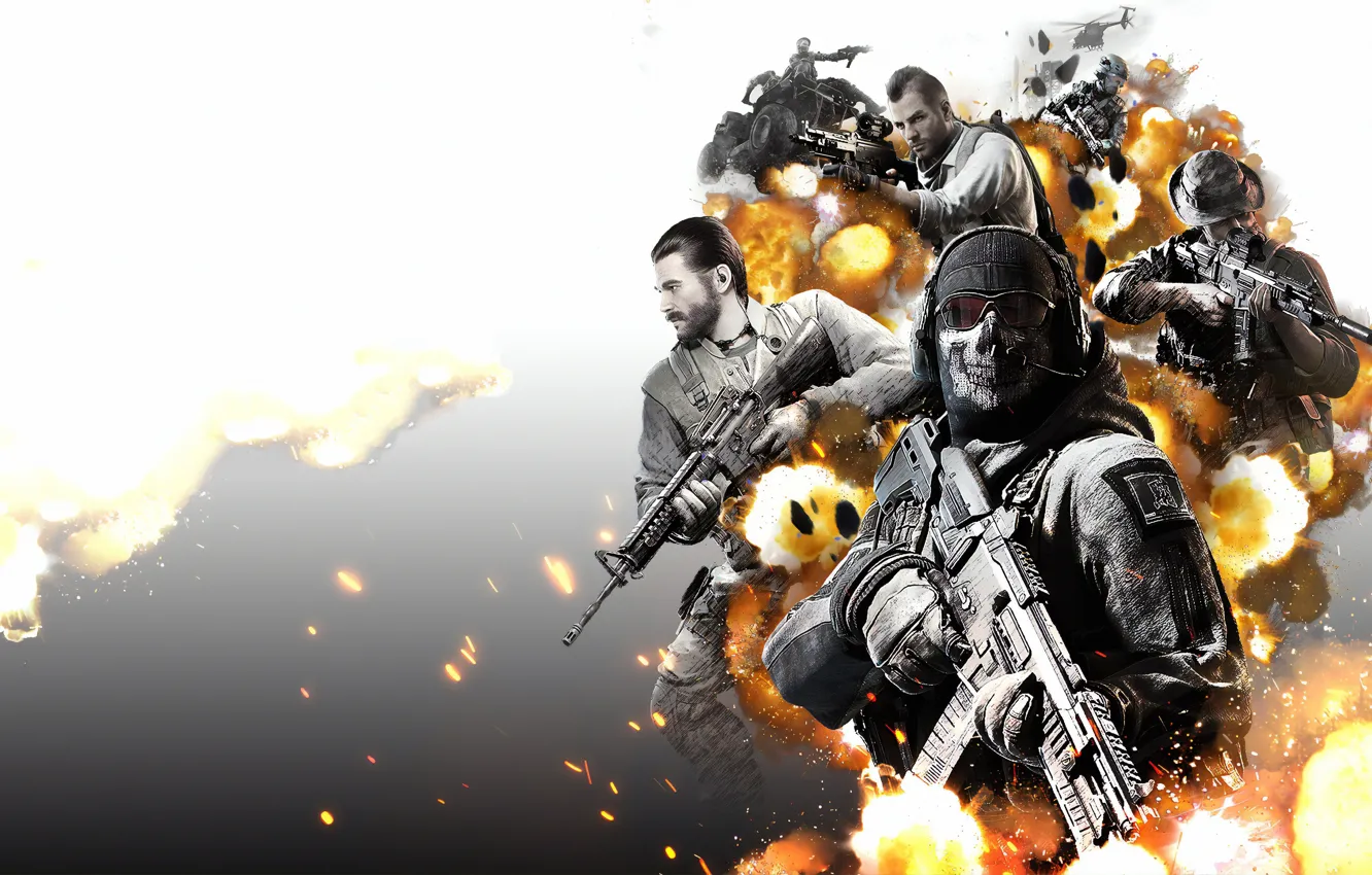 Photo wallpaper weapons, the game, Call of Duty, game, poster