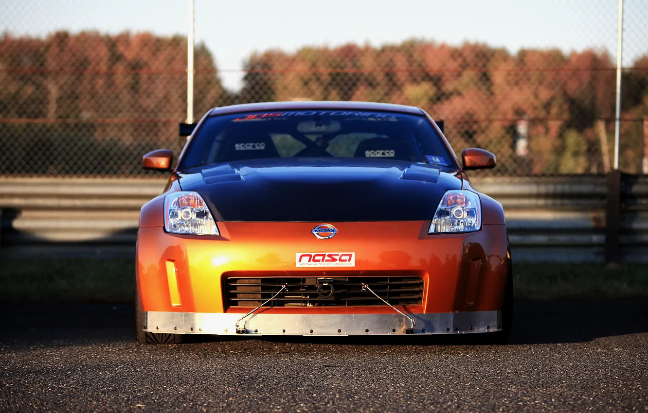 Photo wallpaper tuning, Nissan, 350z, Front, Nissan