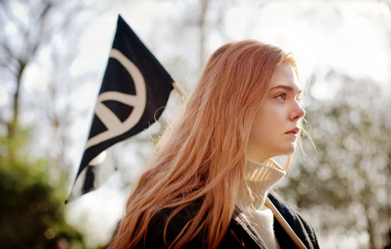 Photo wallpaper bomb, Elle Fanning, Ginger &amp; Rosa