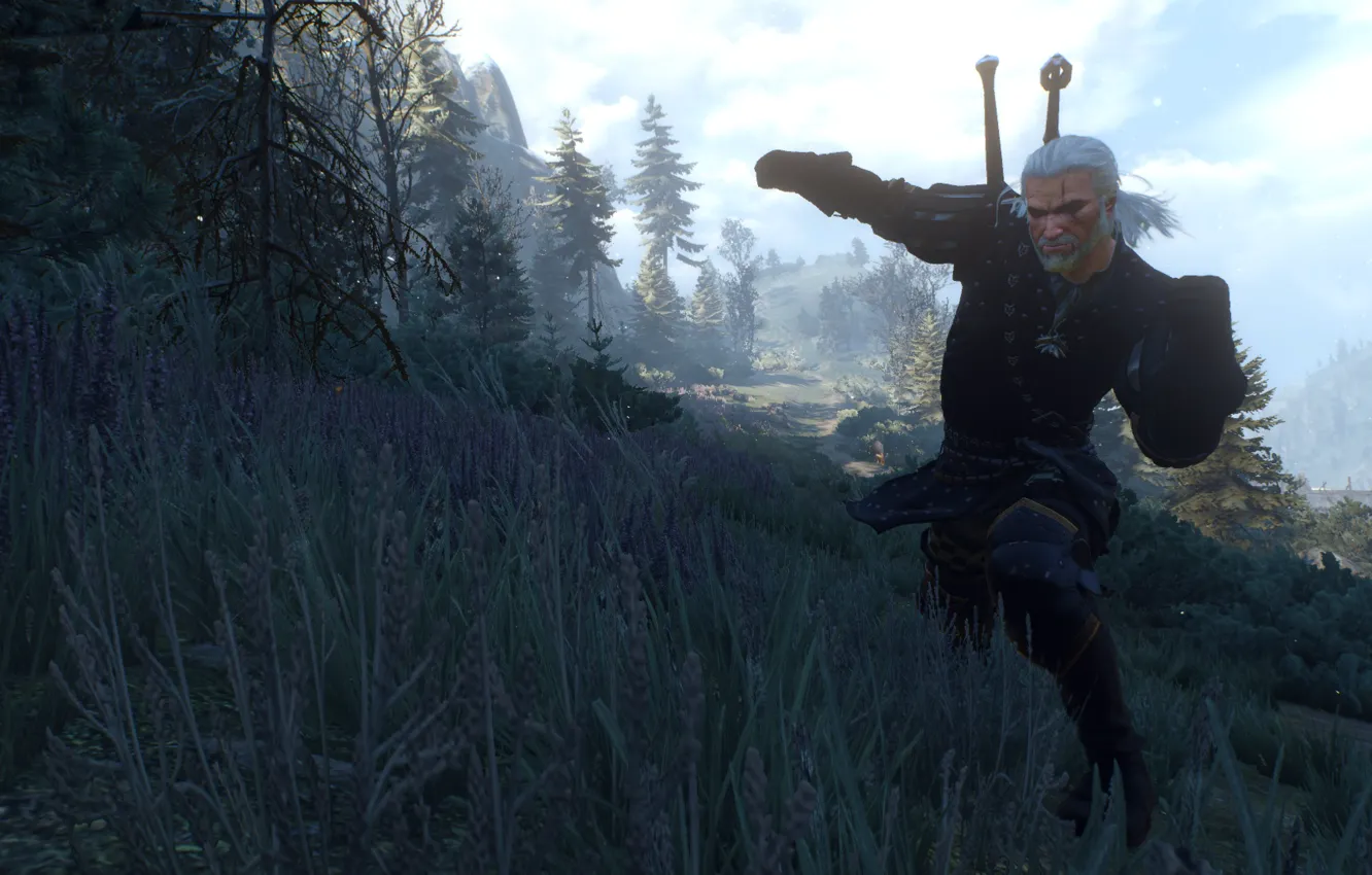 Photo wallpaper Witcher, Witcher 3 Wild Hunt, Geralt From Rivia
