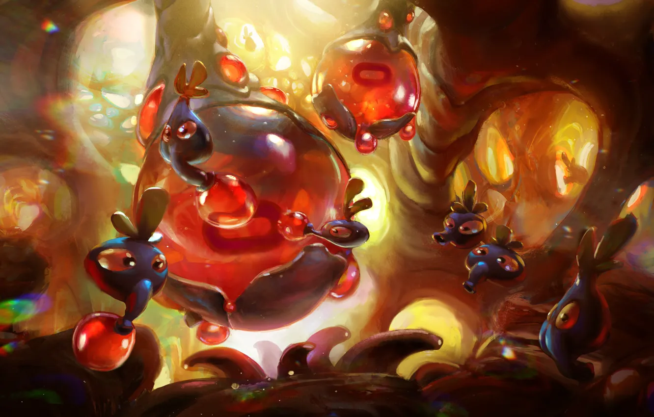 Photo wallpaper art, John Wallin Liberto, blank, Farlands Hive