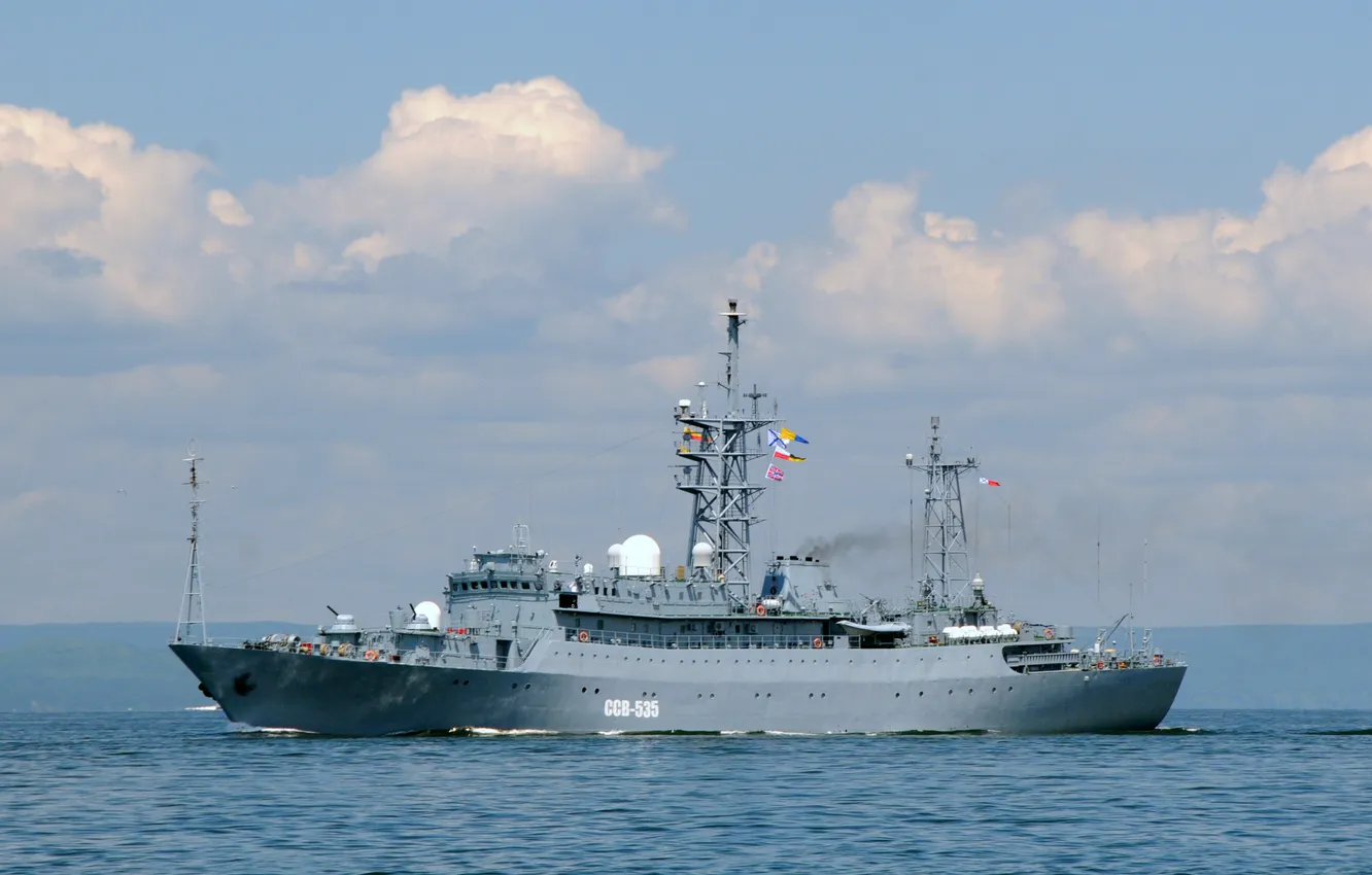Photo wallpaper ship, Karelia, intelligence