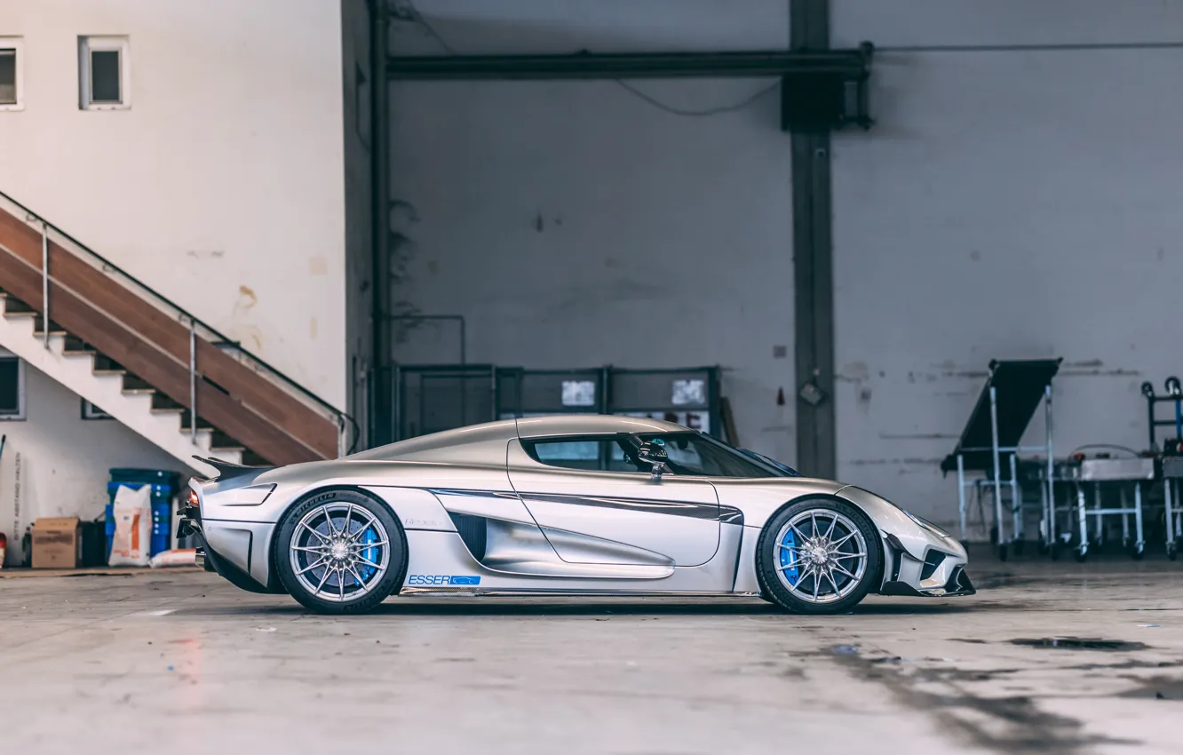 Photo wallpaper Koenigsegg, side view, Regera, Koenigsegg Regera